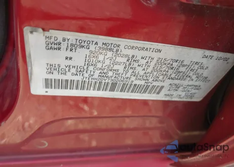 2003 Toyota Rav4 из США, поврежденный, VIN JTEHH20V730206919